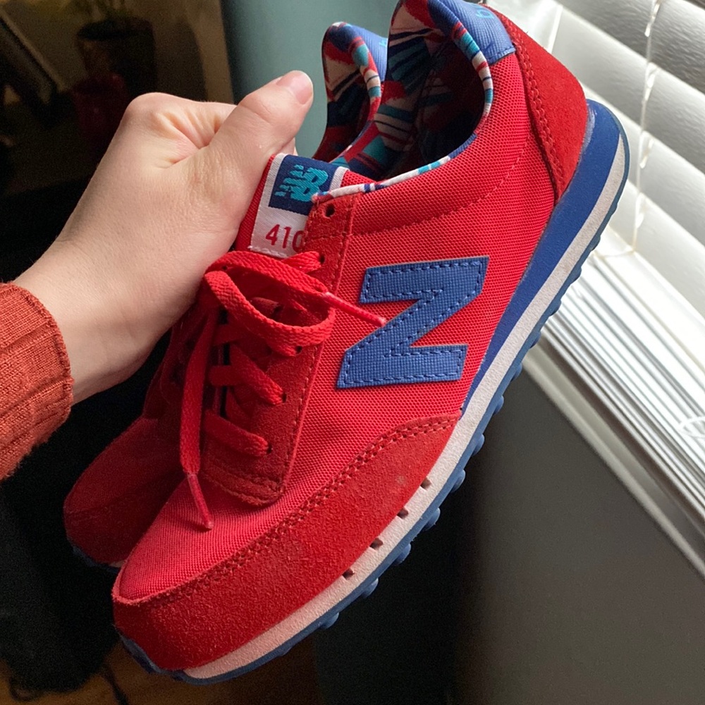 Red New Balance Shoes: Women